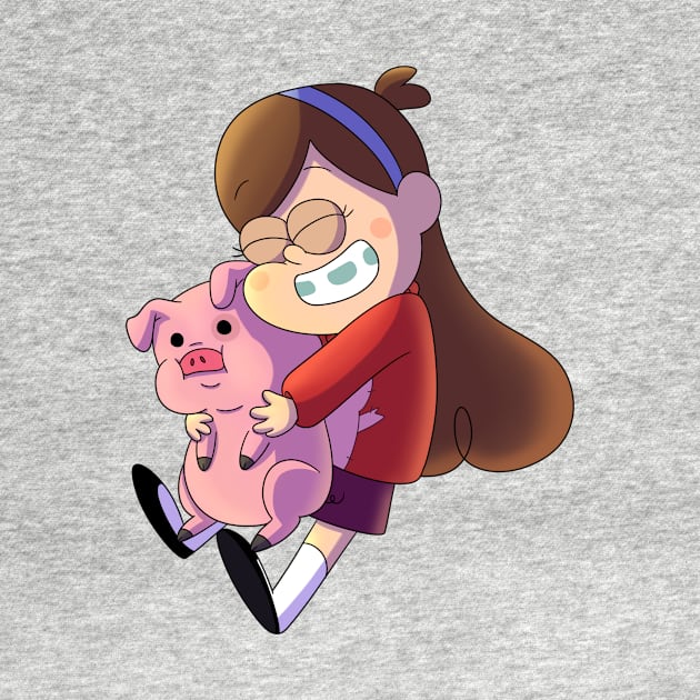 Mabel and Waddles by archervale